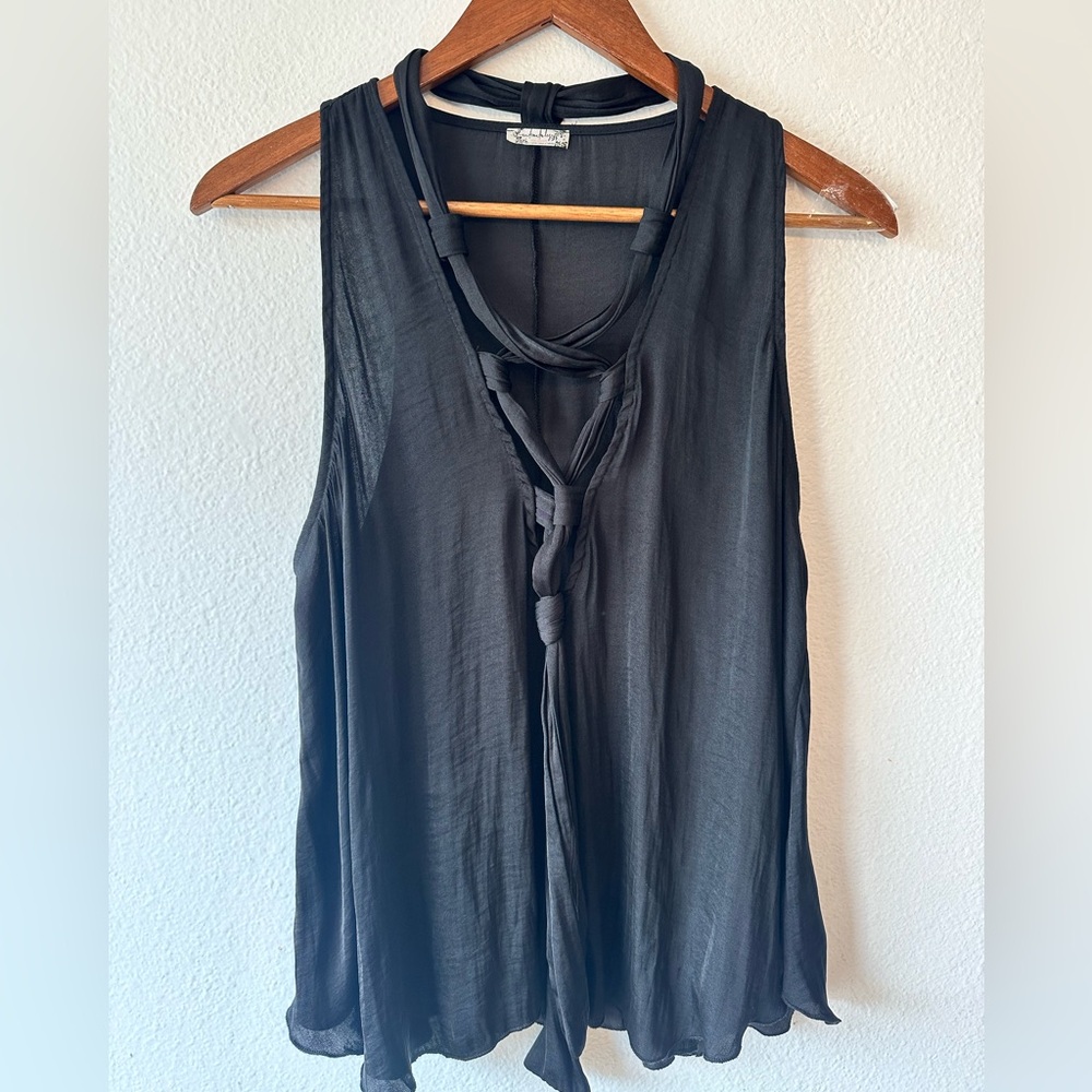 Intimately Free People Tank With Ties In Front Size Medium